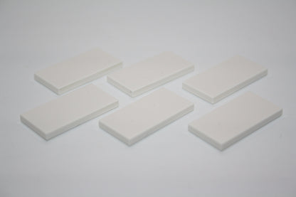 LEGO® - 2x4 Fliese/Groove (Tile/Kachel) - weiß - 87079 - 6x-100x Sparpaket - 6x - Fliesen/Kacheln