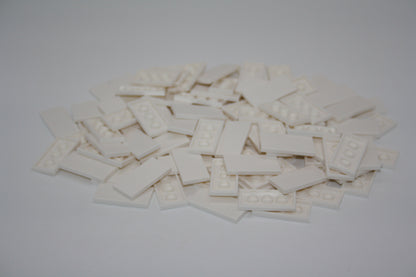 LEGO® - 2x4 Fliese/Groove (Tile/Kachel) - weiß - 87079 - 6x-100x Sparpaket - 100x - Fliesen/Kacheln