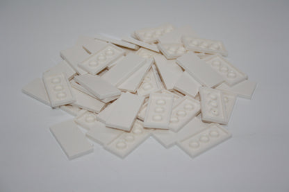 LEGO® - 2x4 Fliese/Groove (Tile/Kachel) - weiß - 87079 - 6x-100x Sparpaket - 50x - Fliesen/Kacheln