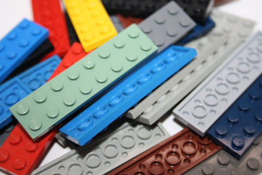 LEGO® - 2x8 Plate/Platte Basisplatte/Baseplate (16er) - 3034 - bunt gemischt - 6x-100x Sparpaket - Nach Gewicht