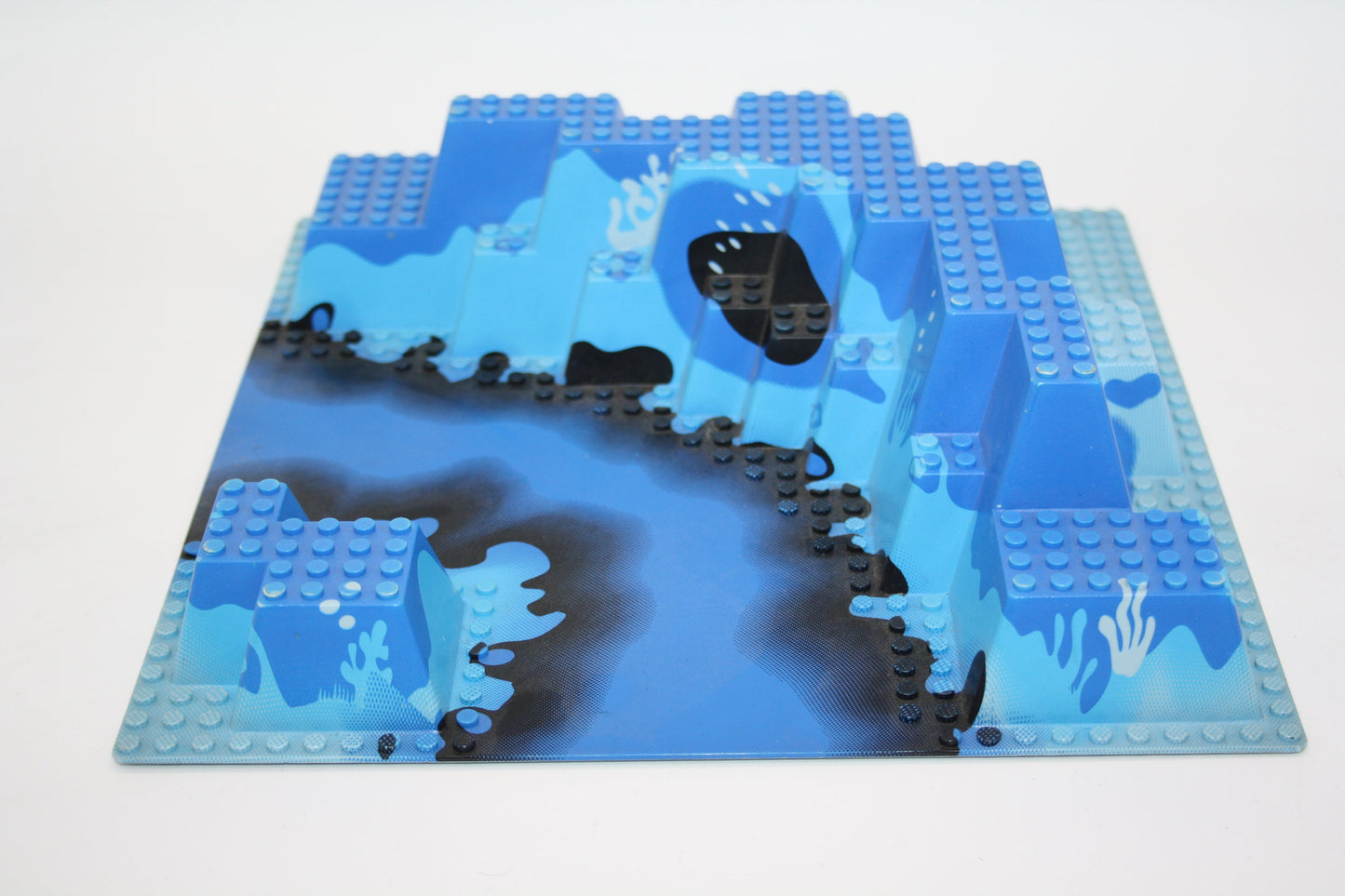 LEGO® - 32x32 3D Platte Canyon mit Unterwassermuster - blau - 6024px1 - aus 6195-1 - Platten - Base Plate