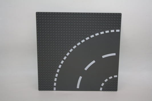 LEGO® - 32x32 Straßenplatte mit Kurve - dunkelgrau - 44342px2 - Platten - Base Plate - Platten/Plättchen
