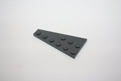 LEGO® - 3x6/6x3 Platte/Keilplatte/Flügel rechts - 54383 - versch. Farben - Platten - Base Plate - dunkelgrau-alt