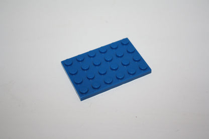 LEGO® - 4x6 Platte - 3032 - versch. Farben - Platten - Base Plate - blau - Platten/Plättchen
