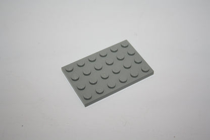 LEGO® - 4x6 Platte - 3032 - versch. Farben - Platten - Base Plate - hellgrau-alt - Platten/Plättchen