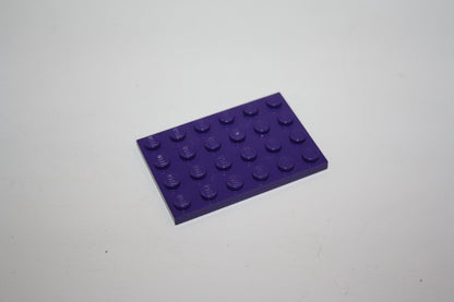 LEGO® - 4x6 Platte - 3032 - versch. Farben - Platten - Base Plate - lila - Platten/Plättchen