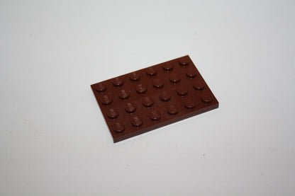 LEGO® - 4x6 Platte - 3032 - versch. Farben - Platten - Base Plate - rotbraun - Platten/Plättchen