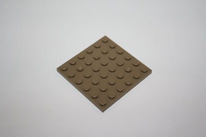 LEGO® - 6x6 Platte - 3958 - versch. Farben - Platten - Base Plate - dunkelbeige/dark Tan - Platten/Plättchen
