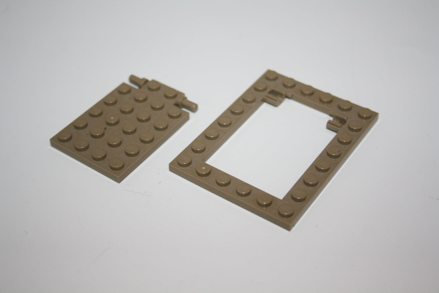 LEGO® - 6x8 Falltür mit Rahmen - 30041/30042 - versch. Farben - Platten/Türen/Fenster - dunkelbeige/dark Tan - Platten