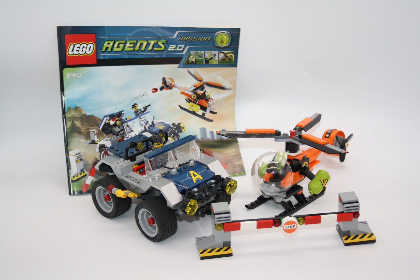 LEGO® Agent 2.0 Set - 8969 4 Rad Pursuid - inkl. BA - Agents