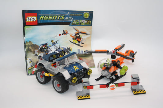 LEGO® Agent 2.0 Set - 8969 4 Rad Pursuid - inkl. BA - Agents