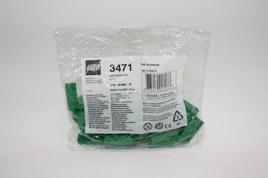 LEGO® Bulk Bricks Set - 3471 1x4 Green Bricks - Neu/Ungeöffnet - Creator Sets