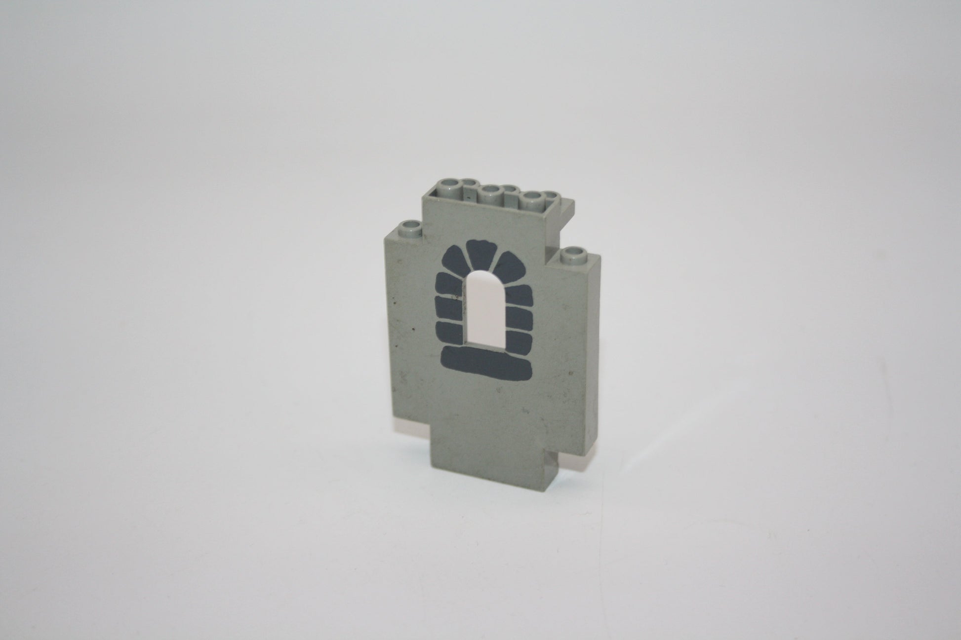 LEGO® - Burgwand/Wand/Turm/ mit Gestein Aufdruck 2x5x6 - hellgrau - 4444pb01 - Burgteile - Burgteile