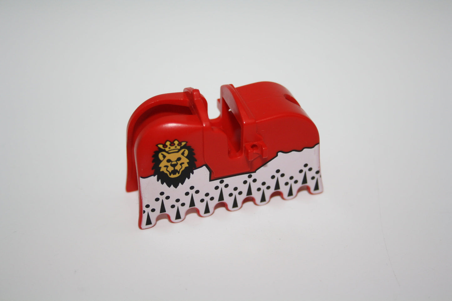 LEGO® Castle - Pferde-Decke/Schabrake mit Löwenkopf - Königliche Ritter - rot - 2490PB01 - Tiere/Zubehör - Pferdedecken