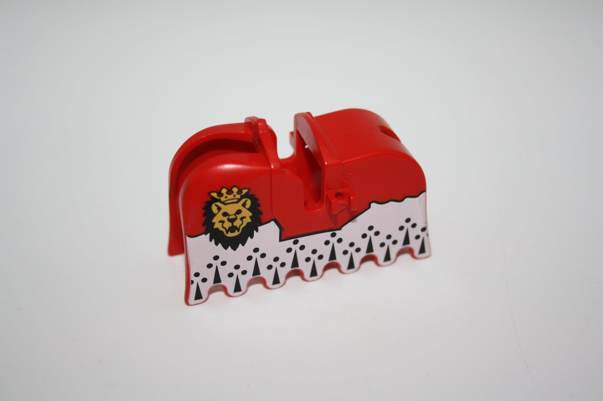 LEGO® Castle - Pferde-Decke/Schabrake mit Löwenkopf - Königliche Ritter - rot - 2490PB01 - Tiere/Zubehör - Pferdedecken
