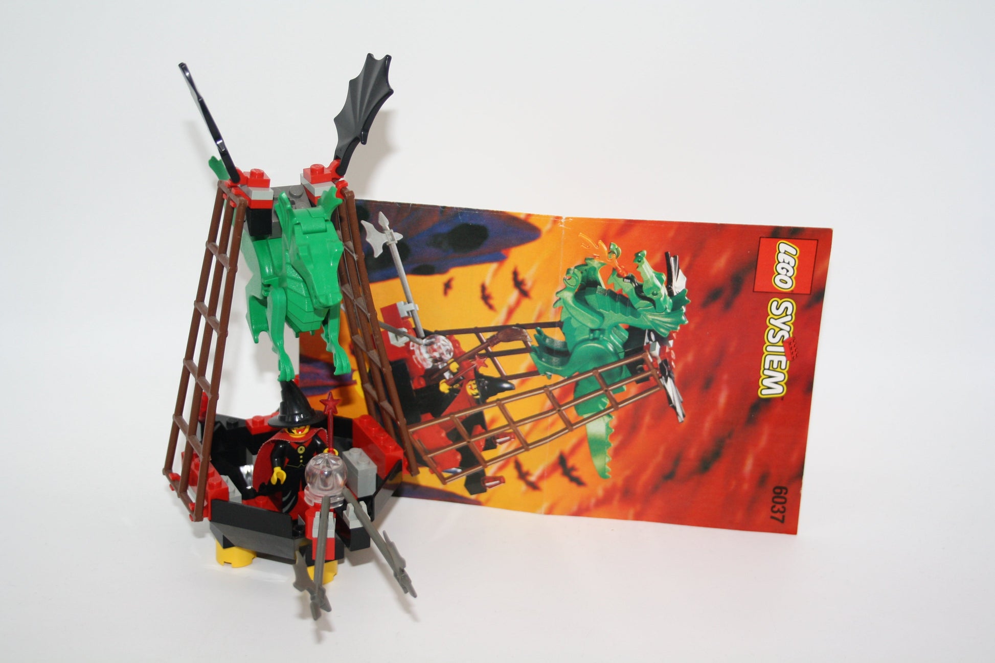 LEGO® Castle - Set 6037 Witch’s Windship mit Drache & HExe - Ritter/Mittelalter - inkl. BA - Space/Weltraum
