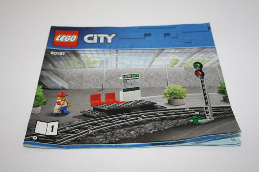 LEGO® City - 60197 Personenzug - Heft 1 (Bahnhof) - Eisenbahn - OBA/Bauanleitung - Eisenbahn/City - BAs