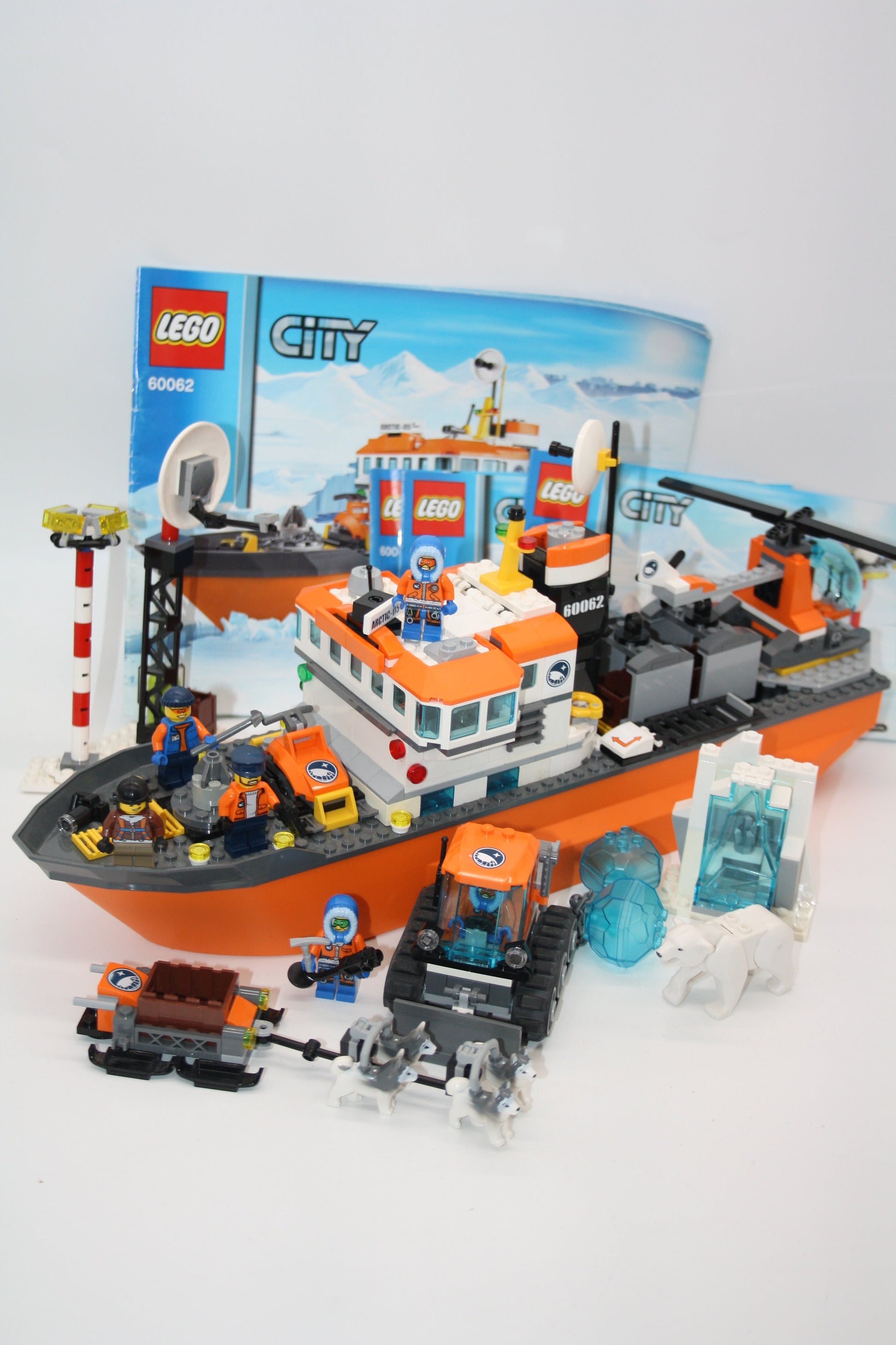 LEGO® City Set - 60034 Arktis-Eisbrecher/Ice Breaker - Arktis Sets - inkl. BA - Arktis