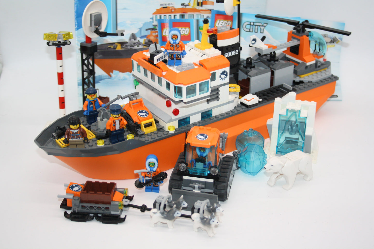 LEGO® City Set - 60034 Arktis-Eisbrecher/Ice Breaker - Arktis Sets - inkl. BA - Arktis