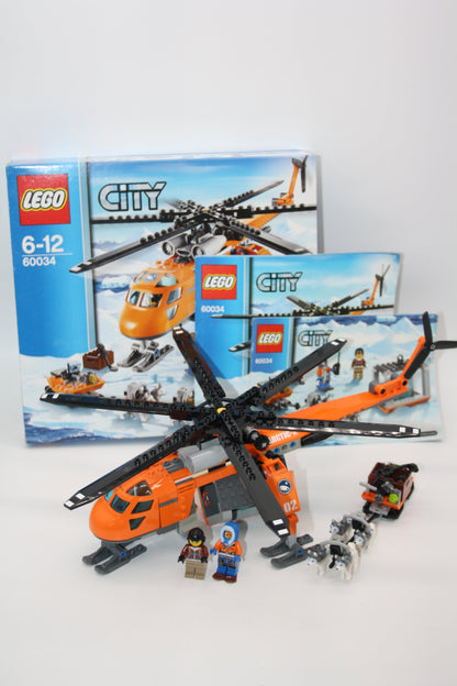 LEGO® - City Set - 60034 Arktis-Helikopter mit Hundeschlitten - Arktis Sets - inkl. BA & OVP - City/System Sets
