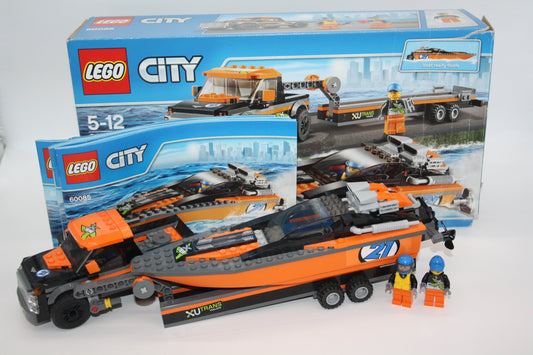 LEGO® - City Set - 60085 Allradfahrzeug mit Powerboot - inkl. BA & OVP - City