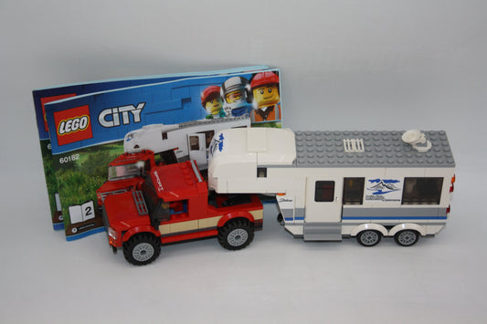 LEGO® - City Set - 60182 Pickup & Wohnwagen - inkl. BA - City/System Fahrzeuge