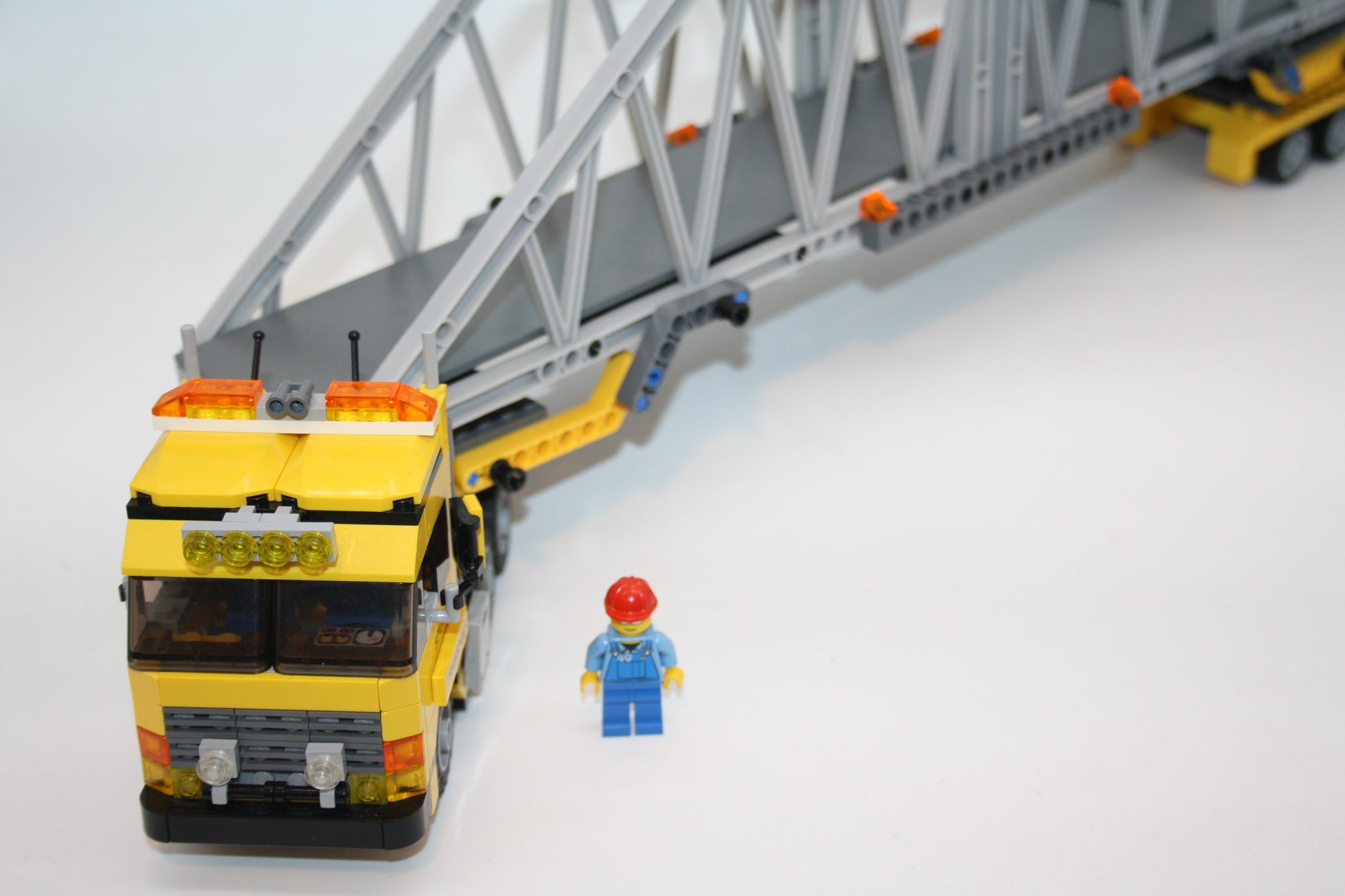 LEGO® - City Set - 7900 Schwerlasttransporter - Brückentransporter - inkl. BA - City/System Sets