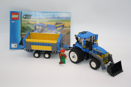 LEGO® - City Set - Traktor mit Anhänger aus 7637 - inkl. BA - Fahrzeuge