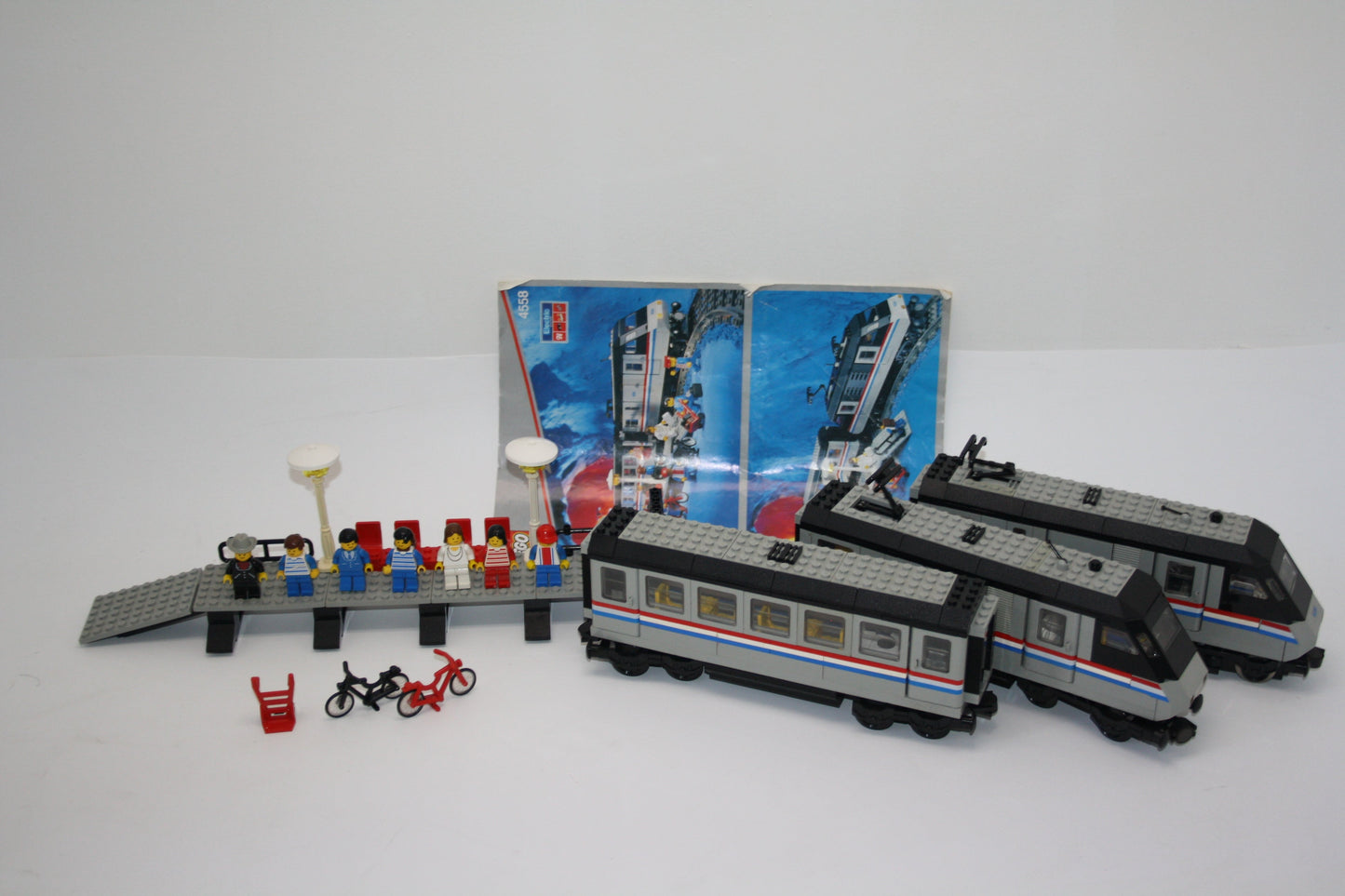 LEGO® Eisenbahn 9V - 4558 Metroliner - Sets - inkl. BA (Unvollständig) - Eisenbahn Sets
