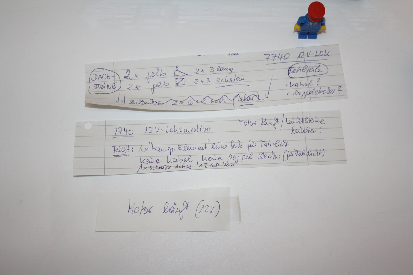 LEGO® Eisenbahn - Unvollständige Lok aus 7740 - Unvollständig - Waggon/Wagon - Loks/Waggons