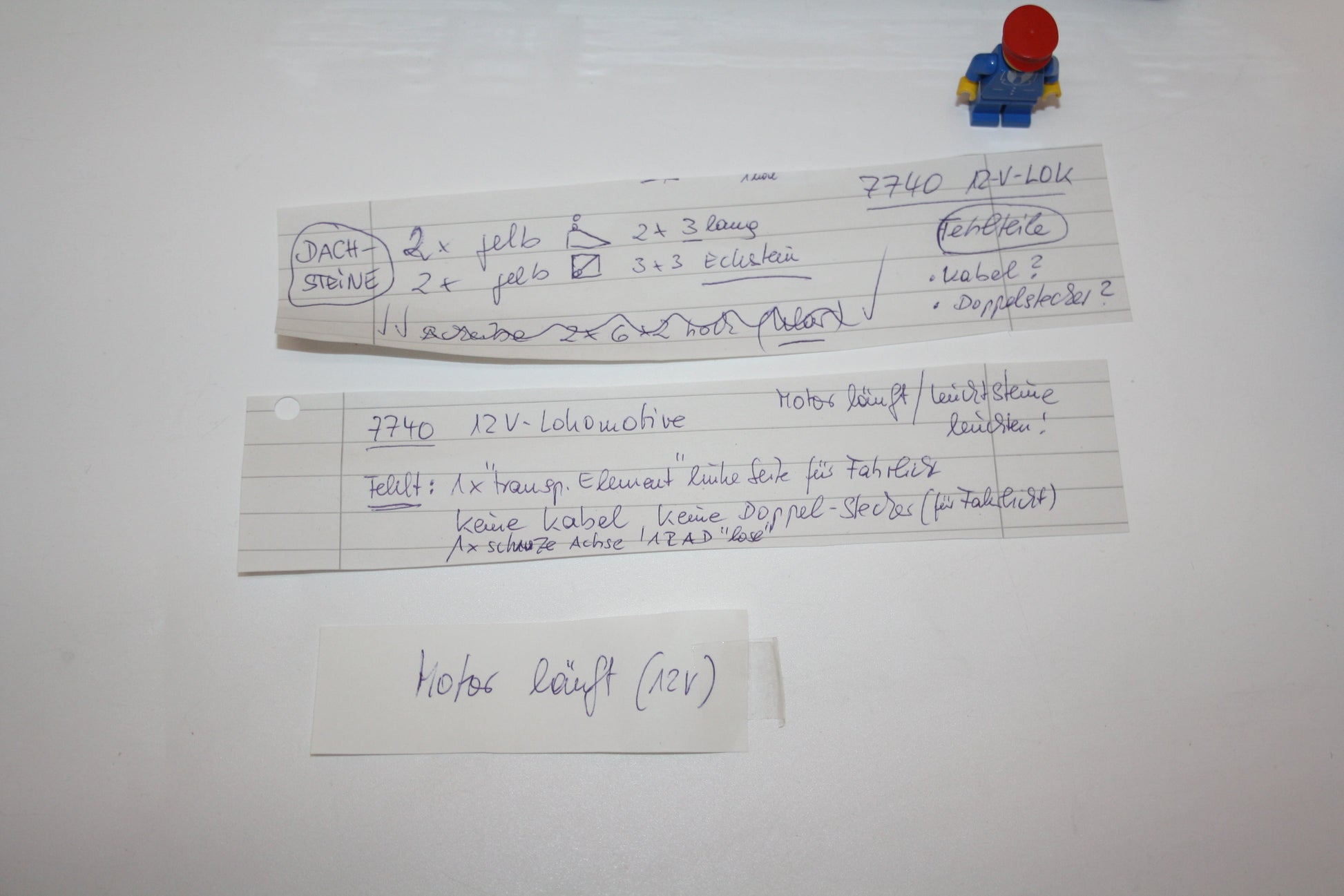 LEGO® Eisenbahn - Unvollständige Lok aus 7740 - Unvollständig - Waggon/Wagon - Loks/Waggons