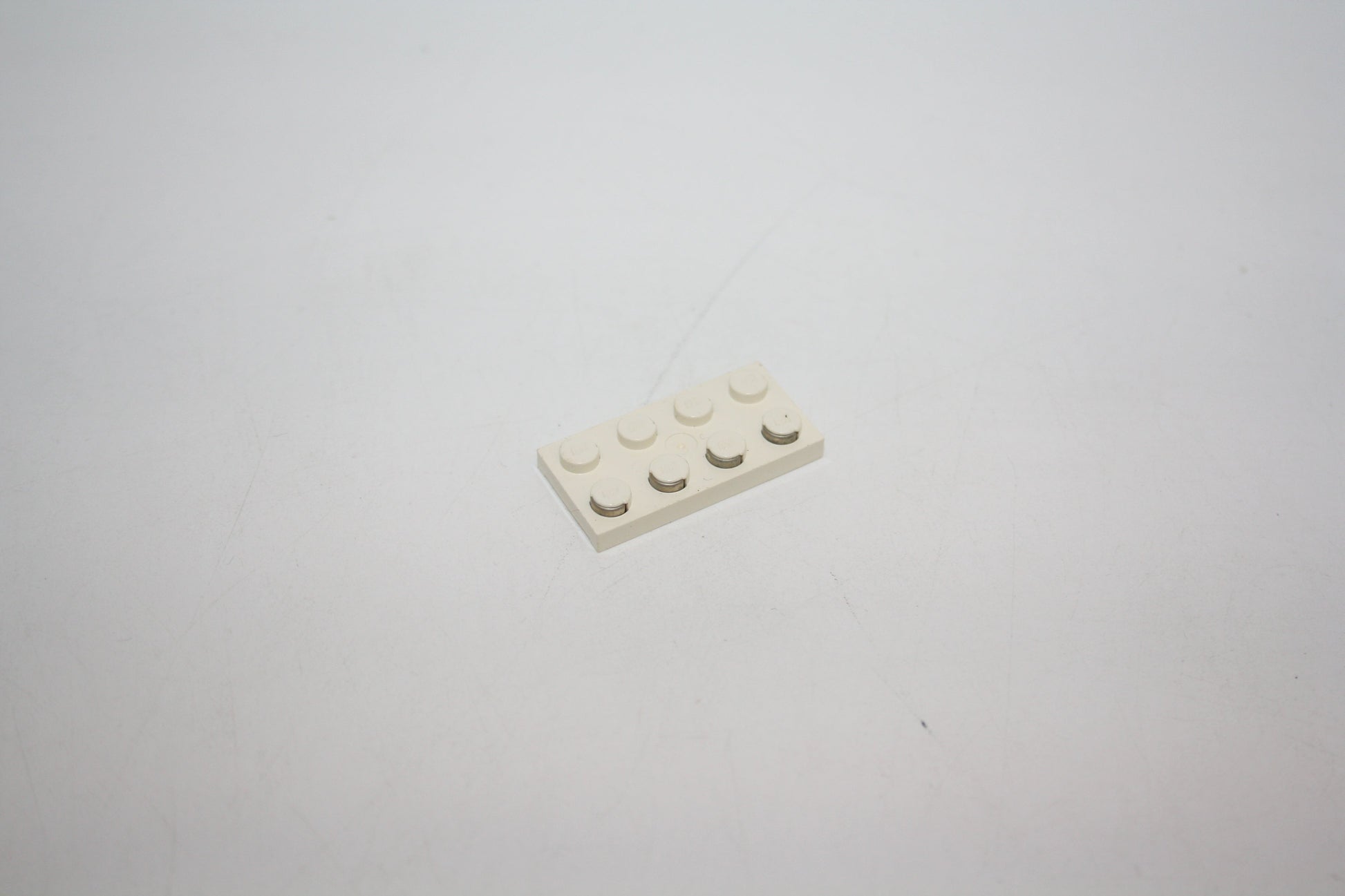 LEGO® - Elektrische Platte 2x4 mit Kontakten - 4757c01 - weiß - Stein/Brick - Eisenbahn - Ersatzteile/Zubehör