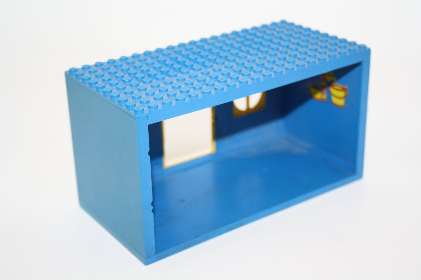 LEGO® Fabuland - 10x20 Schuppen/Haus - x661c03 - blau/gelb - Einzelteile - Accessoires