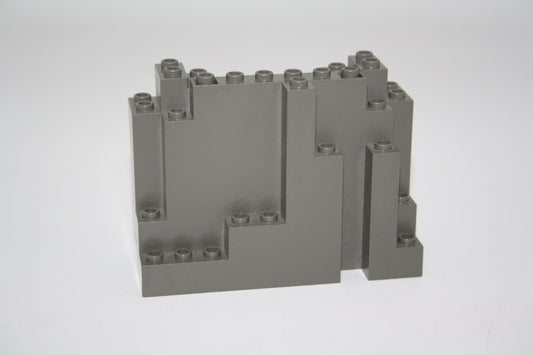 LEGO® - Felsen/Rock/Felspanel/Klippe - 6082 - dunkelgrau alt - Einzelteile - Accessoires