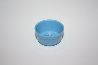 LEGO® - halbehohes Fass/Behälter/Tonne/Ausguck (5x5x2) - rotbraun - 64951 - Kisten/Truhen - hellblau
