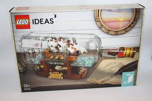 LEGO® Ideas - Set 21313 Schiff in der Flasche - inkl. BA & OVP - Creator Sets