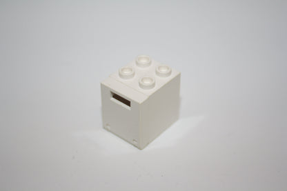 LEGO® - Kiste/Briefkasten/Tresor komplett 2x2x2 - versch. Farben - 4346 + 4345 - Kisten/Truhen - weiß