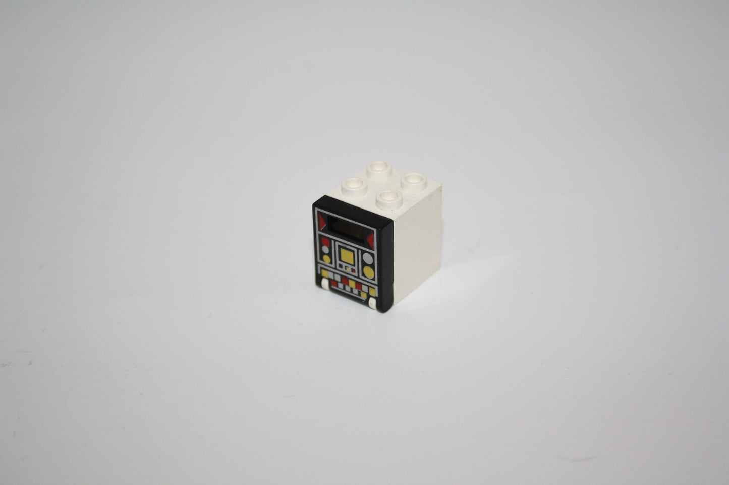 LEGO® - Kiste/Briefkasten/Tresor komplett 2x2x2 - versch. Farben - 4346 + 4345 - Kisten/Truhen - weiß- Bedienfeld