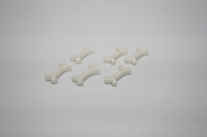 LEGO® - Knochen kurz/ Bone short - weiß/white - 93160 - Accessoires-Tiere - 6x-500x Sparpaket - 6x - Accessoires - Tiere