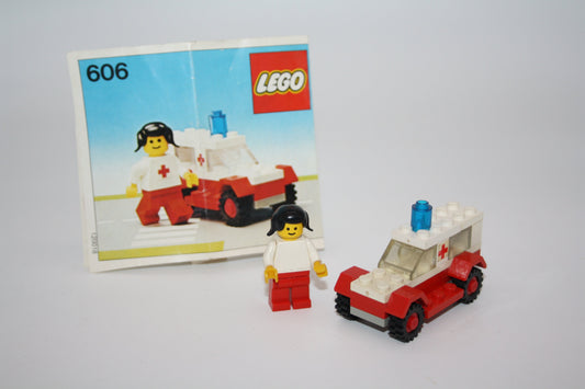 LEGO® Legoland - Set 606 Krankenwagen + BA - Fahrzeuge