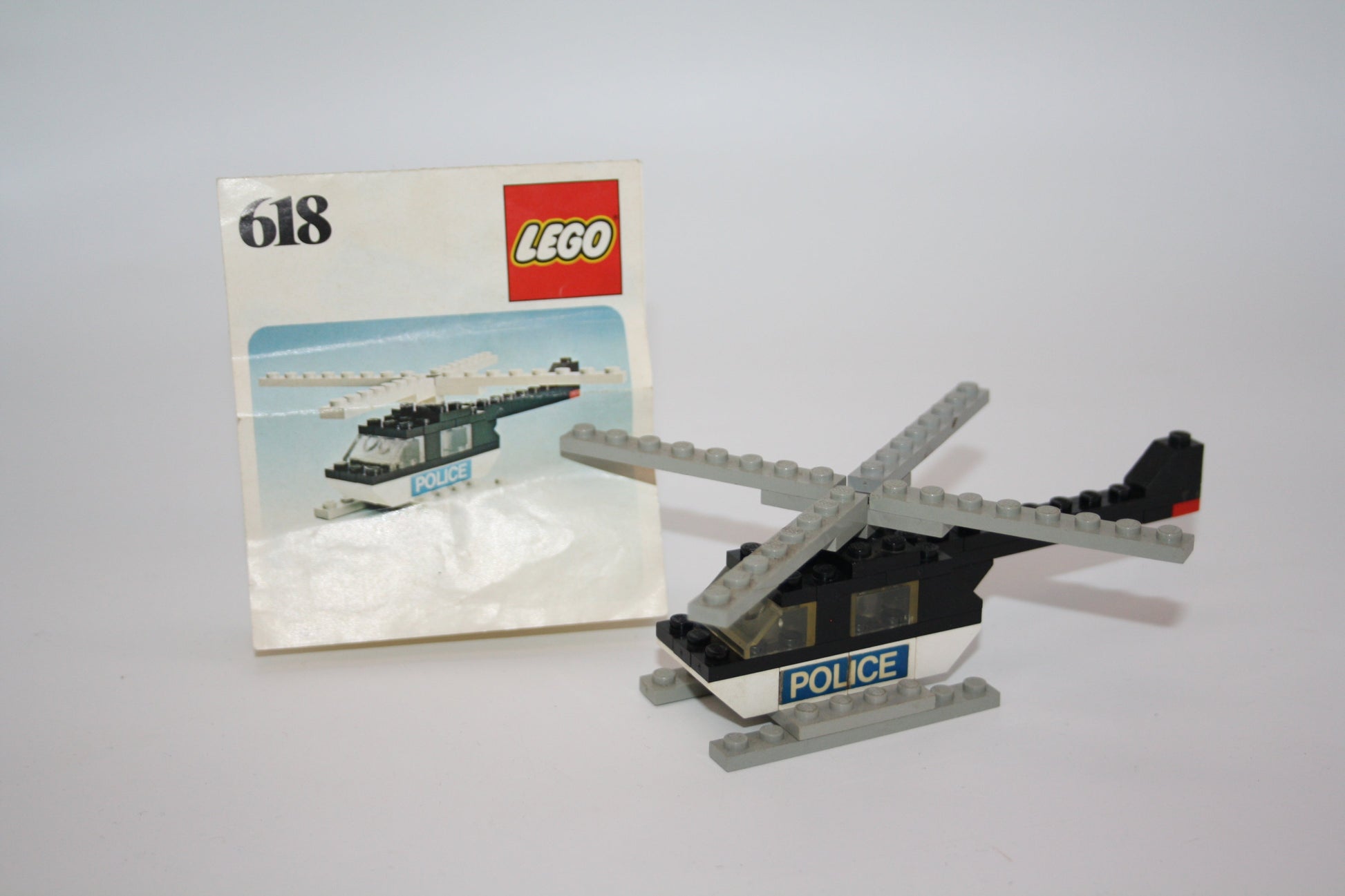 LEGO® Legoland - Set 618 Polizeihubschrauber + BA - Flugzeuge Hubschrauber & Co