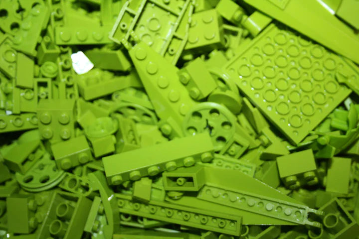 LEGO® - limettengrün/ lime green - Farblich sortiert - 100g-1000g - Nach Gewicht
