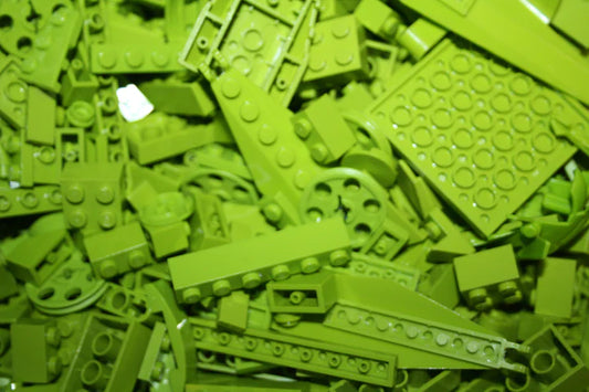 LEGO® - limettengrün/ lime green - Farblich sortiert - 100g-1000g - Nach Gewicht