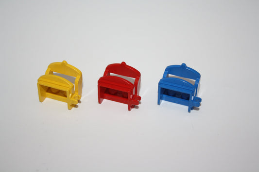 LEGO® - Pferdesattel/Sattel/Saddle mit zwei Clips - 4491b - versch. Farben - Tiere/Zubehör - Pferdedecken