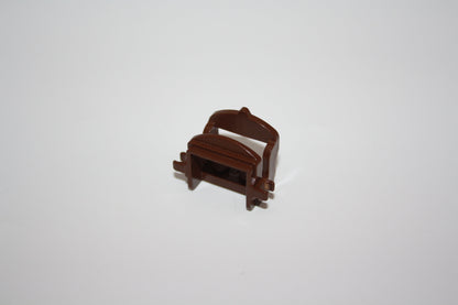 LEGO® - Pferdesattel/Sattel/Saddle mit zwei Clips - 4491b - versch. Farben - Tiere/Zubehör - braun (reddisch brown)