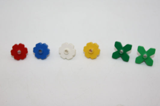 LEGO® - Pflanze - Alte Blume 2x2 gerundet - verschiedene Farben - 4728/4727 - Grünzeug/Blätter - Grünzeug
