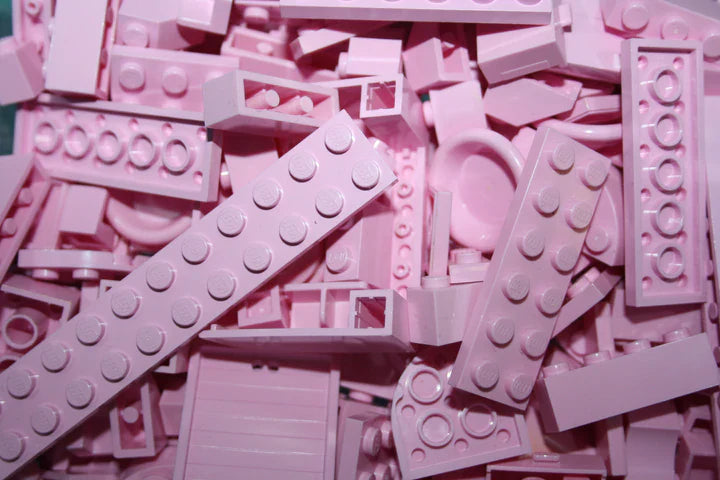 LEGO® - rosa/rose - Farblich sortiert - 100g-1000g - Nach Gewicht
