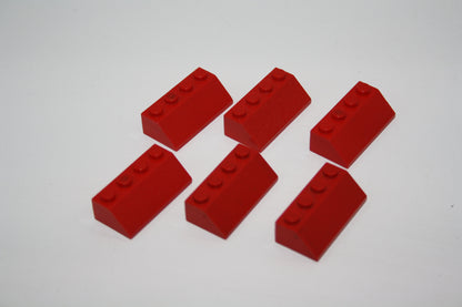 LEGO® - Schrägstein/Dachstein/Slope 45° (2x4) - rot - 3037 - 6x-13x Sparpaket - 6x - Sparpakete