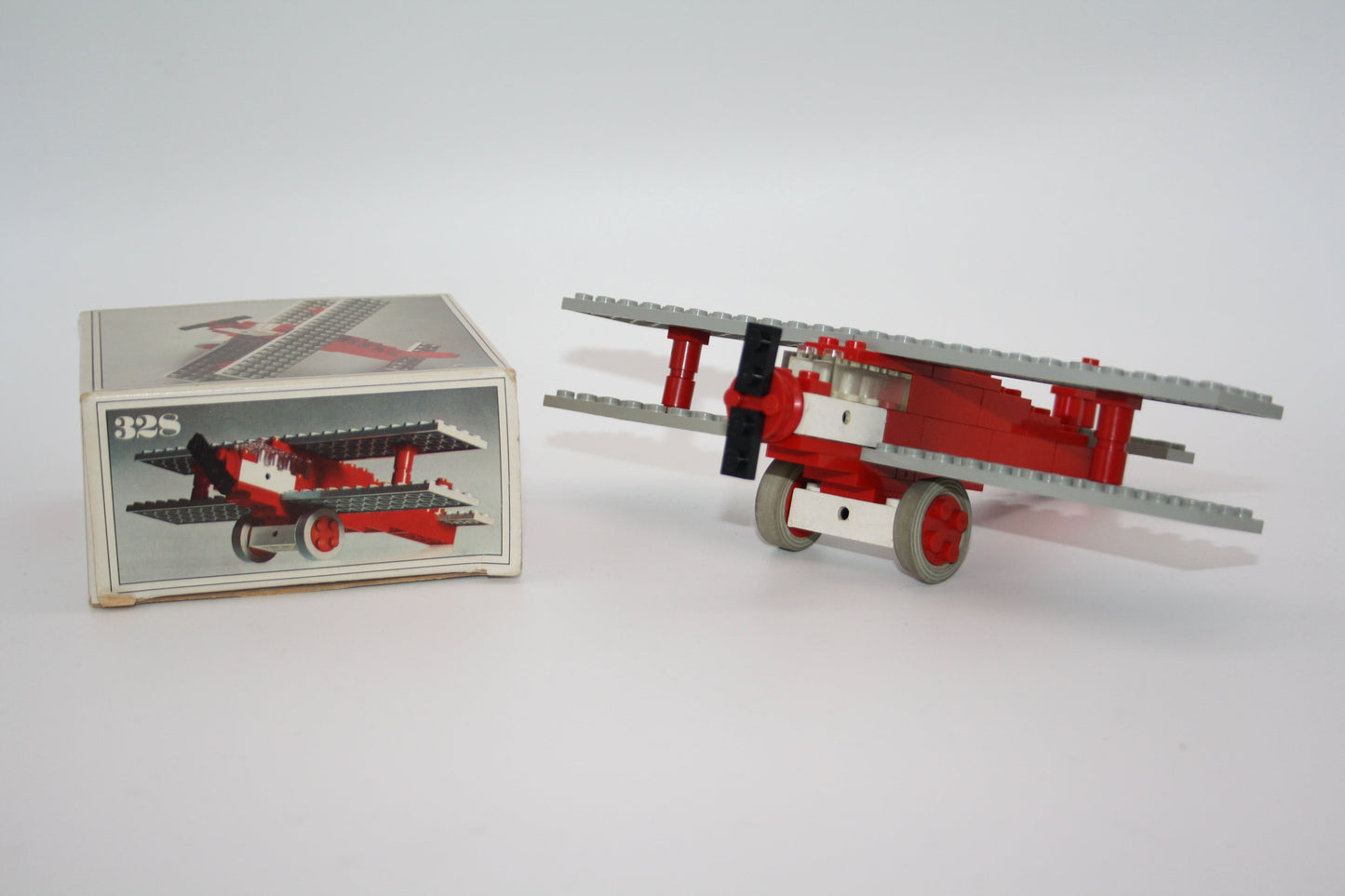 LEGO® - Set 328 Doppeldecker + OVP - Flugzeug - Flugzeuge