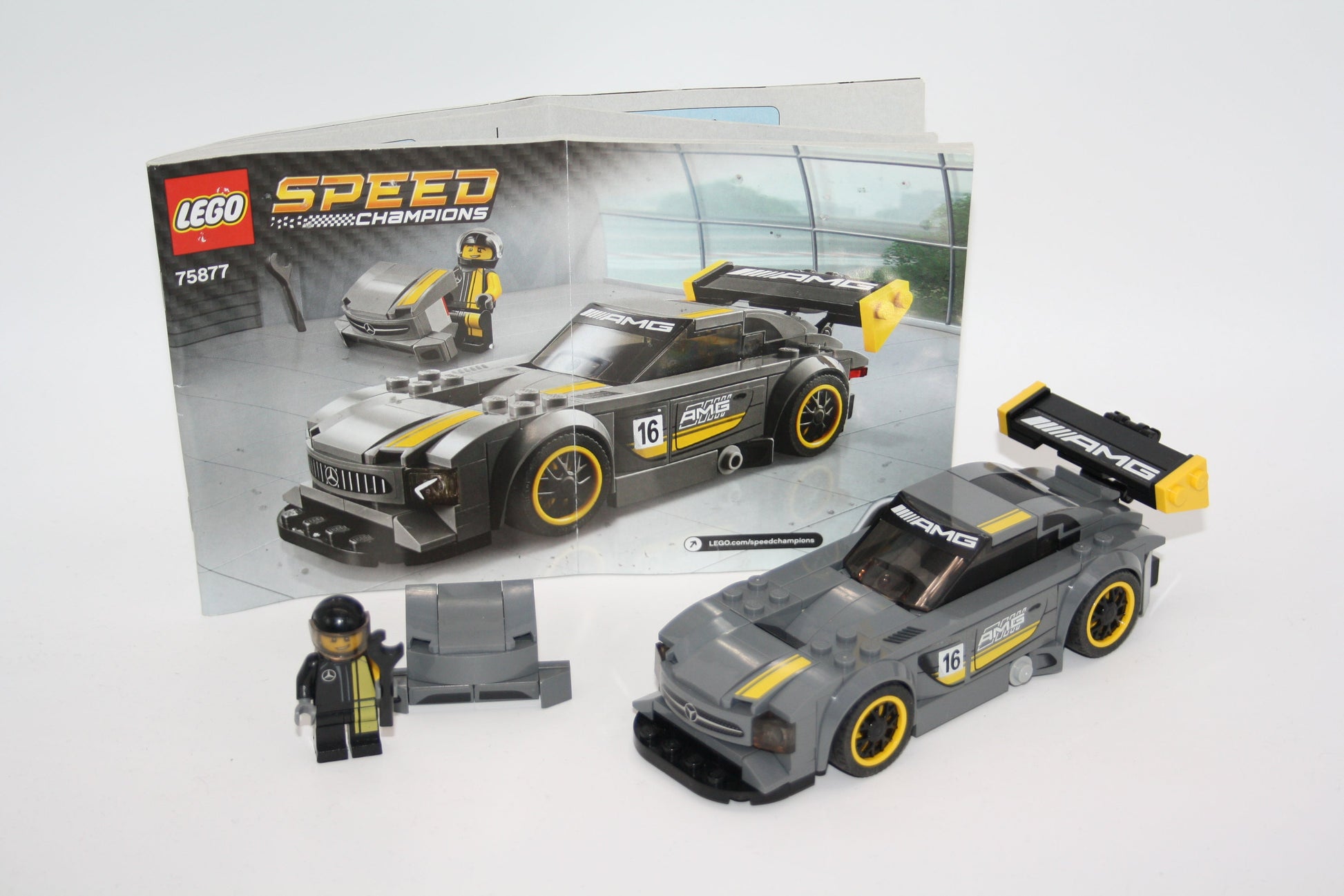 LEGO® Speed Champions - Set 75877 Mercedes AMG GT3 + BA - Minecraft